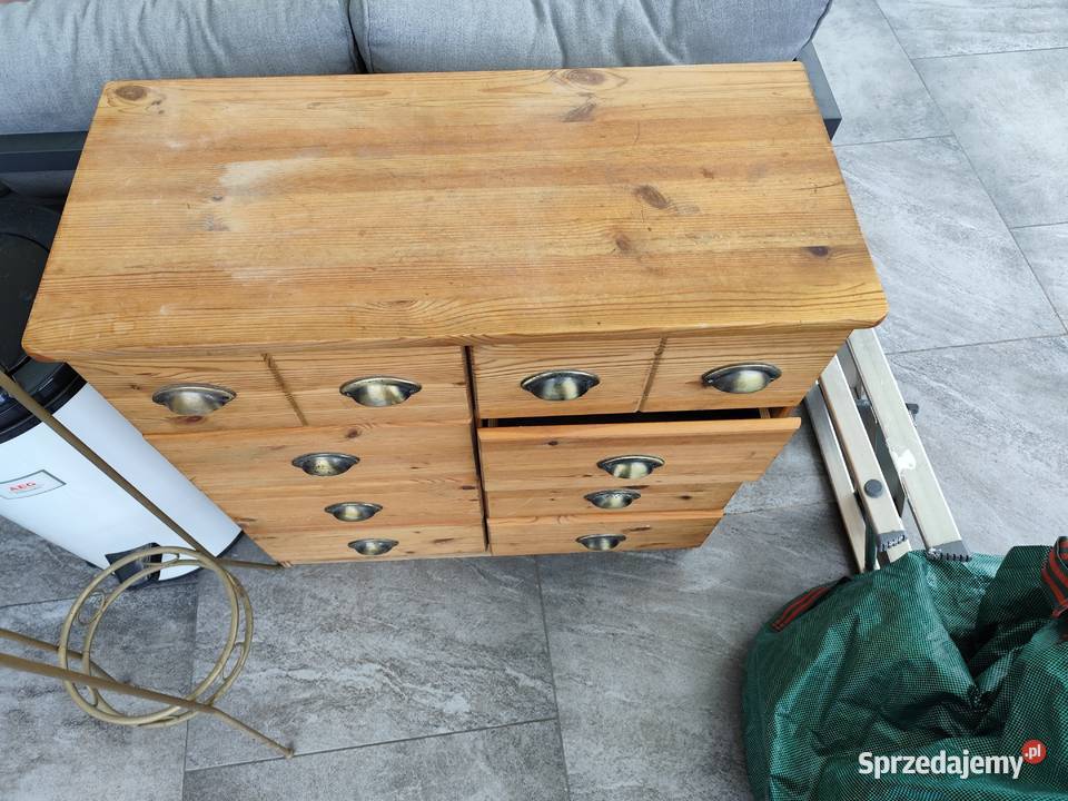 komoda sosnowa ala apteczna dolnośląskie Lubin