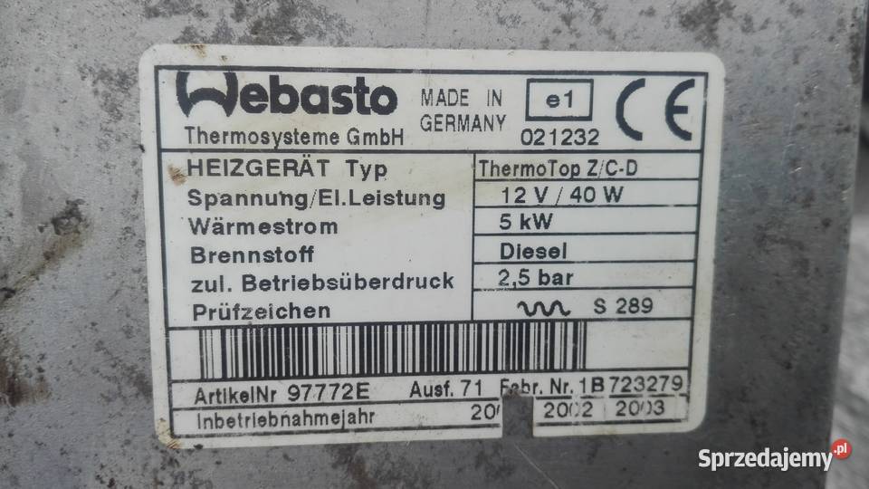 Mercedes g klasa 400 CDI webasto ogrzewznie ogrzewanie postojowe Kocmyrzów