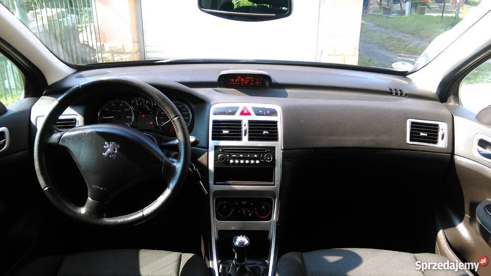 Czarny PEUGEOT 307 II 16 16V Pb 2006 HB 5 drzwi Żary