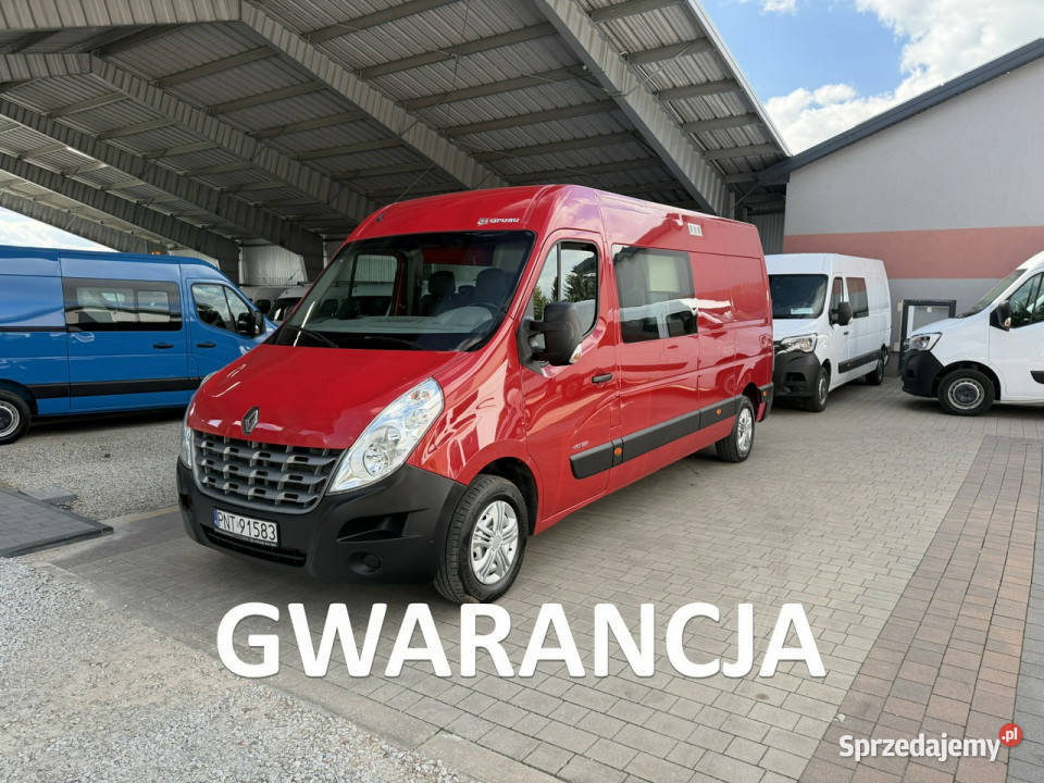 Renault Master L3H2 7 osobowy brygadówka doka wielofunkcyjna kierownica Renault Warszawa