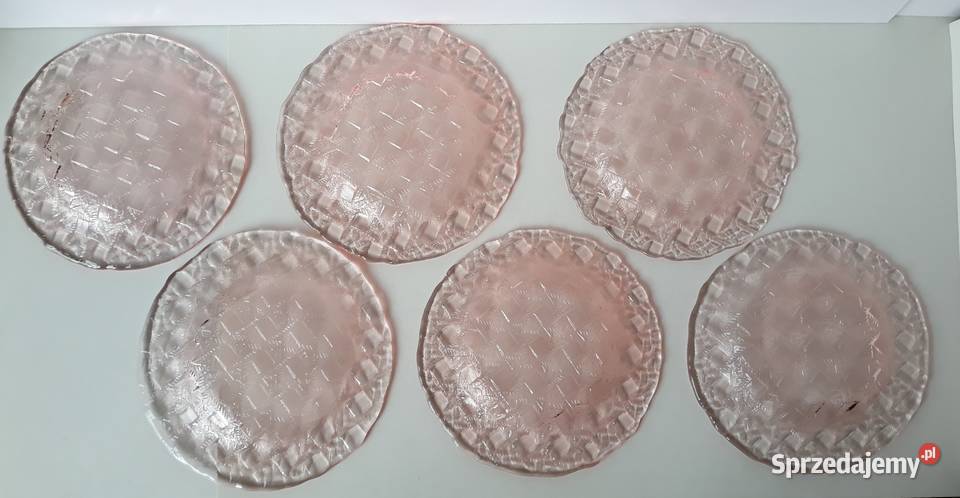 Patera 6 talerzyków Kratka Plecionka Ząbkowice Dąbrowa Górnicza