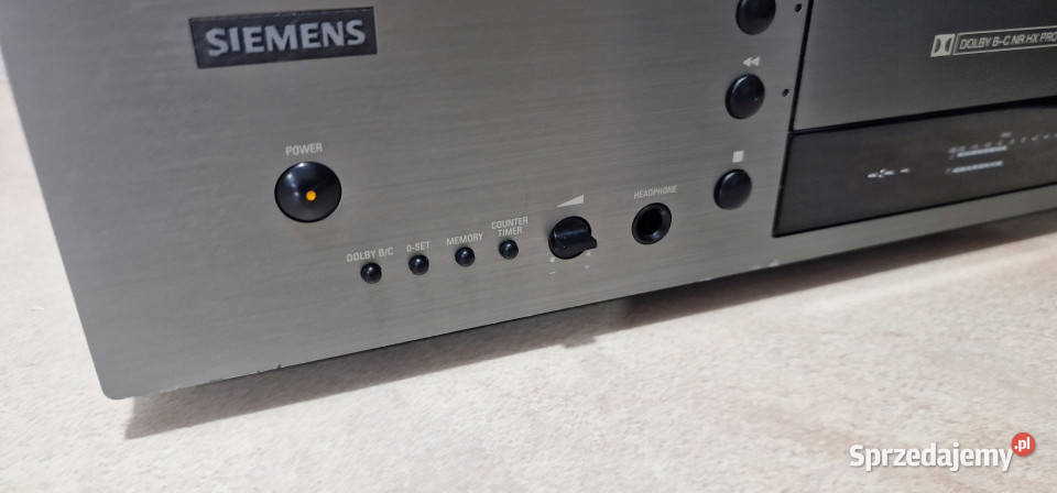 Magnetofon szufladkowy Siemens RC420 Stereo Elektronika Międzychód