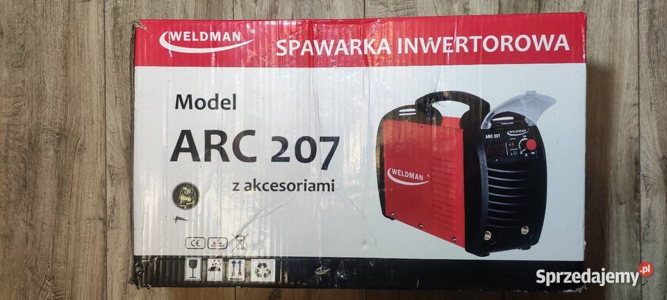 Spawarka inwertorowa Weldman model ARC 207 230V podlaskie Łomża