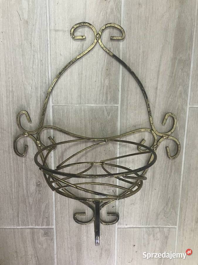Kwietnik metalowy kuty kujawsko-pomorskie Sępólno Krajeńskie
