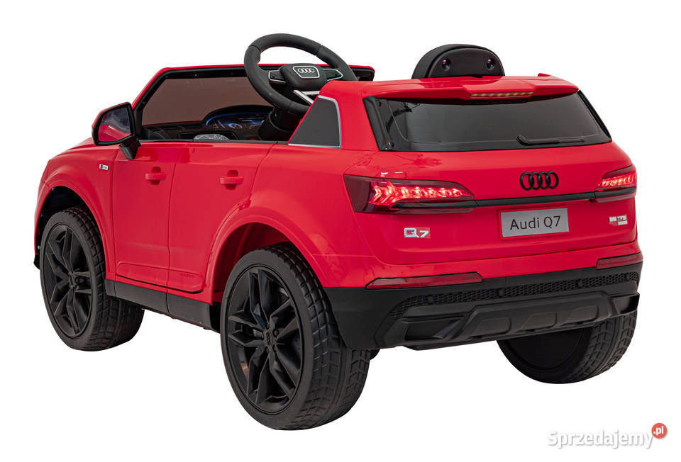 Audi Q7 LIFT Czerwone 12V 2x35W Koła EVA Łopuszno