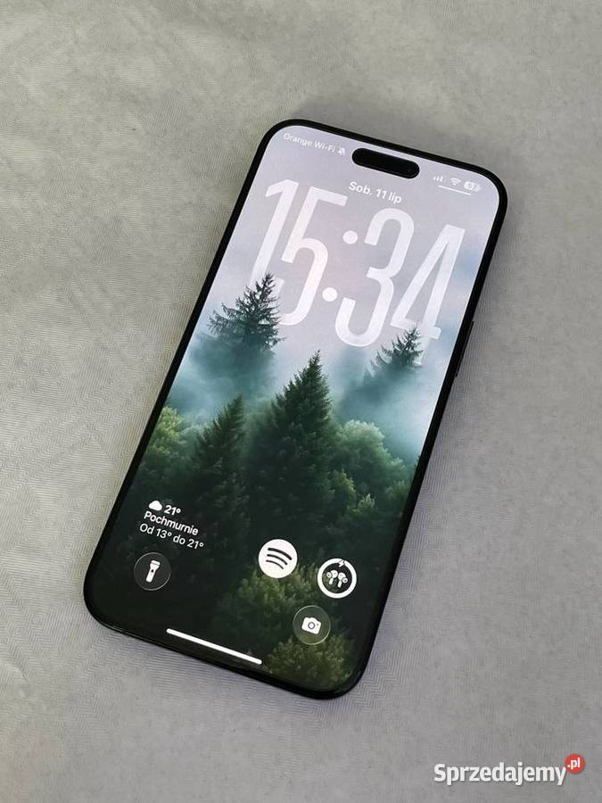 iPhone 15 Pro 256GB Czarny stan Duży zestaw Apple / iPhone Żyrardów