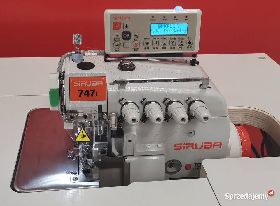 Overlock 4nitk AUTOMAT Siruba 747L514M324 łódzkie