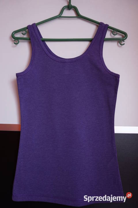 Fioletowa bokserka koszulka top xs 34 hm Toruń