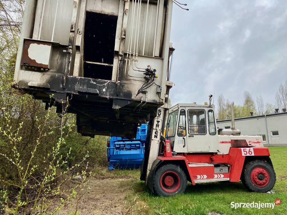 Wózek widłowy SVETRUCK 10600 o udźwigu 12 ton regulowane widły Nowiny