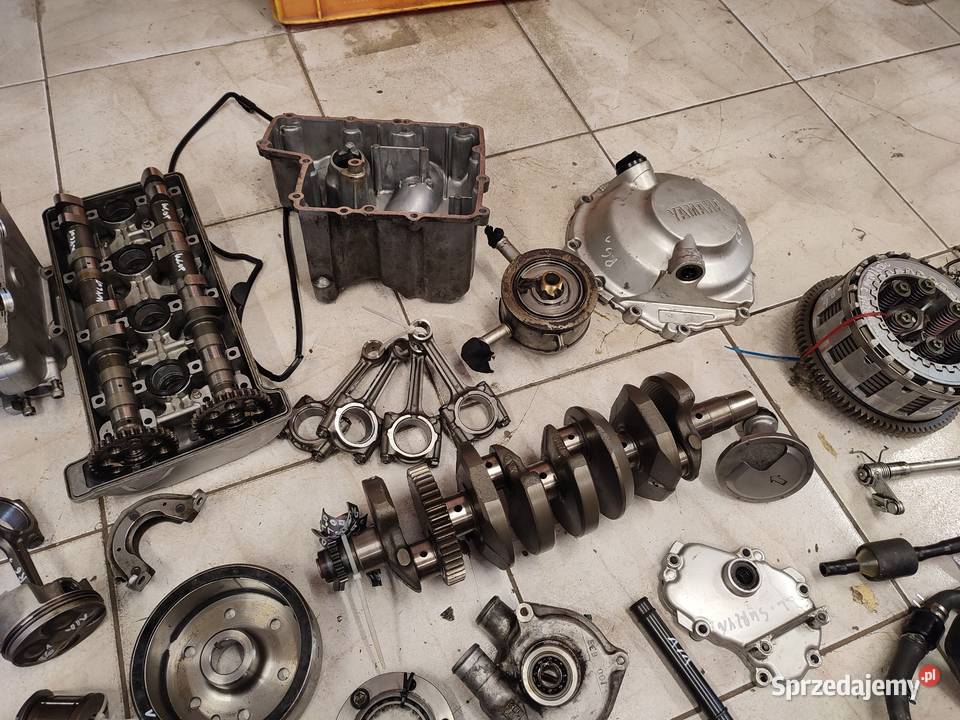 Yamaha R6 silnik RJ03 części skrzynia sprzęgło Silniki i osprzęt Jelenia Góra