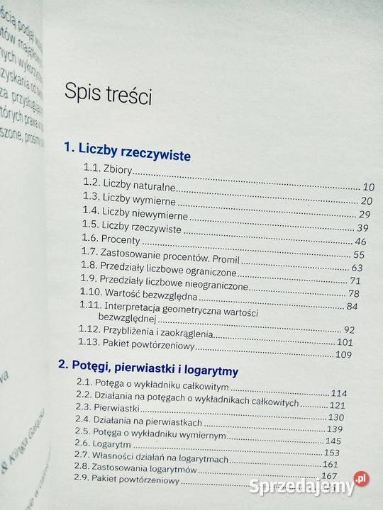 Matematyka 1 zakres podstawowy operon podręcznik mazowieckie Warszawa