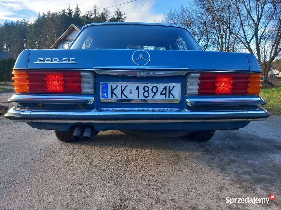 Mercedes w116 280 SE 1975 do jazdy Opłacony Mercedes-Benz Kraków