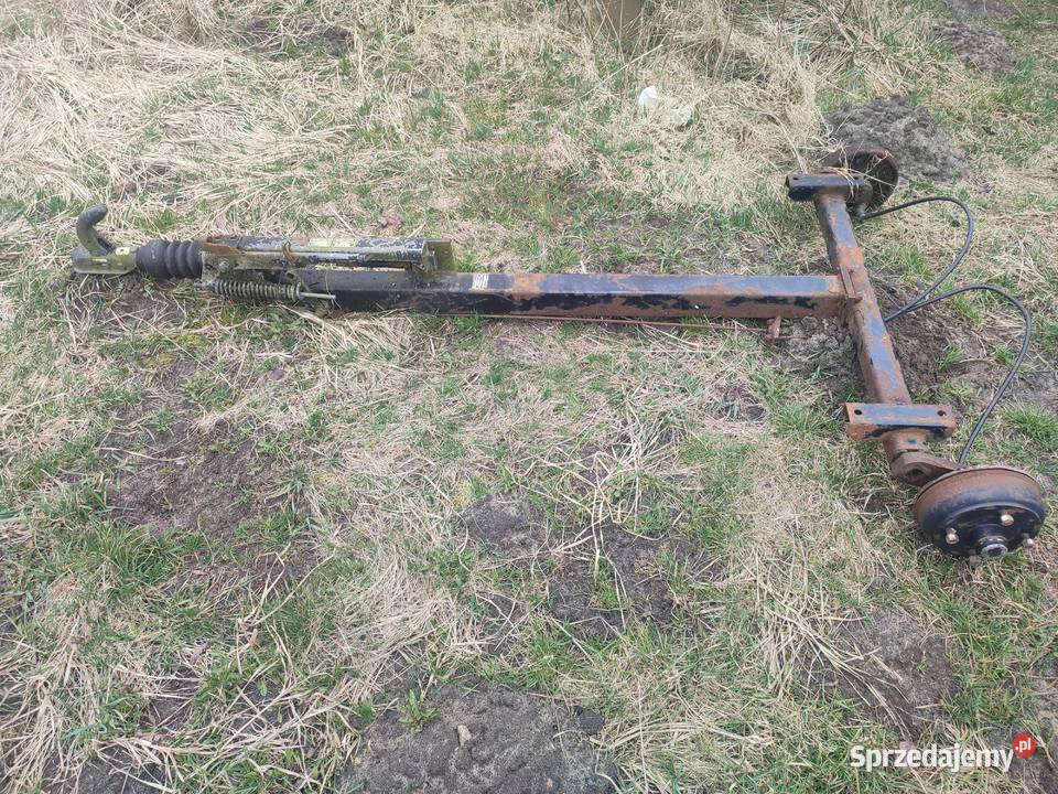 Kompletna Oś z zaczepem do przyczepki i hamulcem Do samochodów osobowych Motoryzacja Chełm