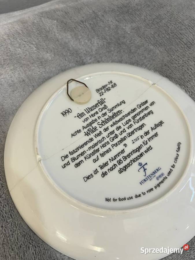 Zestaw 7 talerzy ozdobnych Furstenberg Jasło