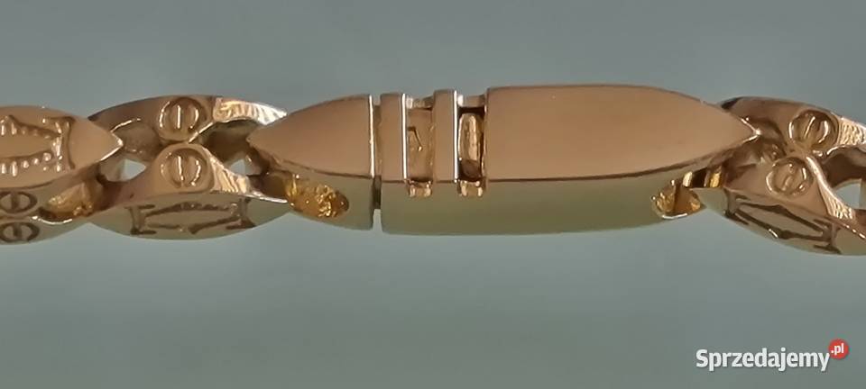 Nowy złoty łańcuszek Cartier pr585 60