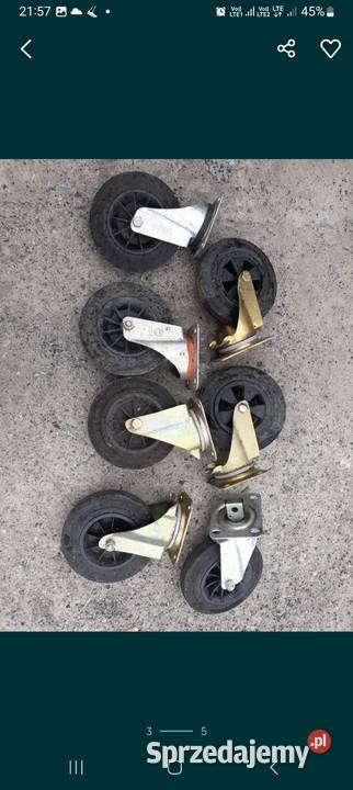Koła Kastory demontażu Sieniawa sprzedam