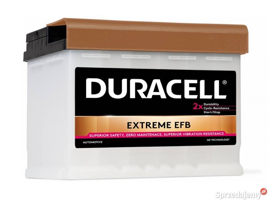 Akumulator Duracell Extreme DE60 EFB 12V 60Ah dolnośląskie Wrocław sprzedam