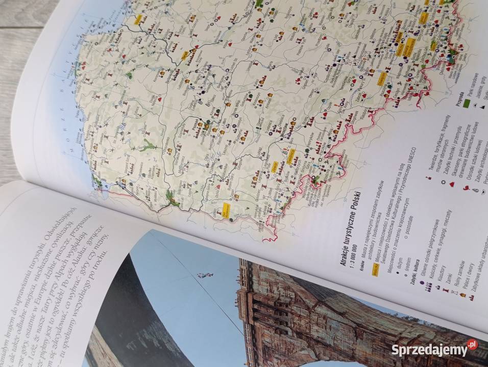 Ilustrowany atlas Polski nasza ojczyzna mapy Poznań sprzedam