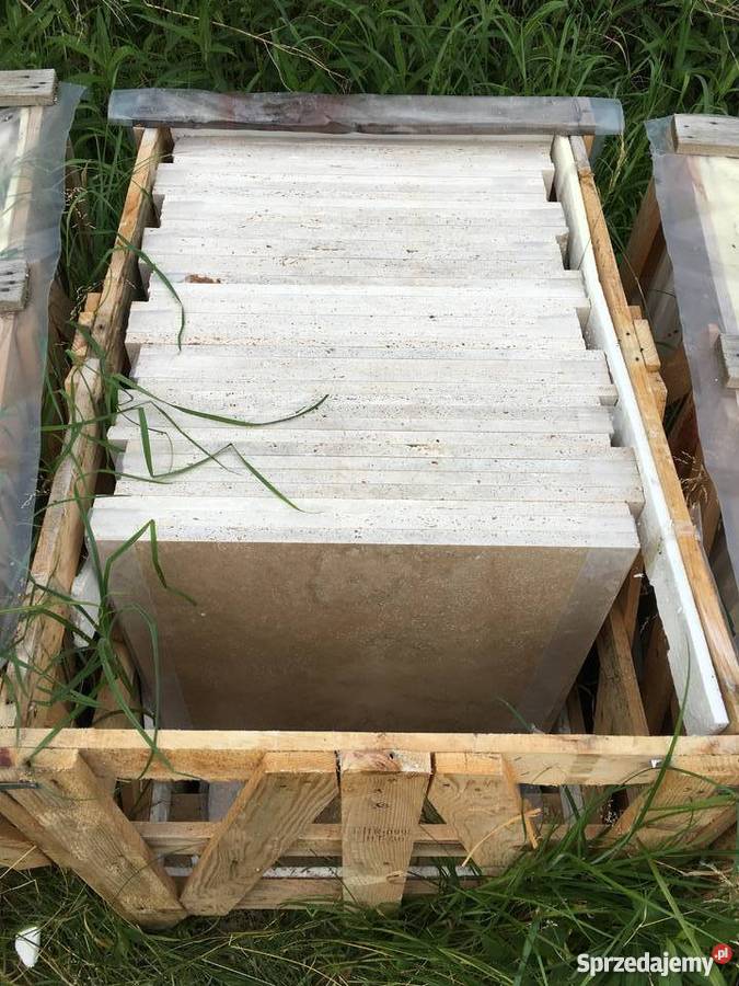 Trawertyn płyty kamienne 60x60 gr2 mazowieckie Warszawa