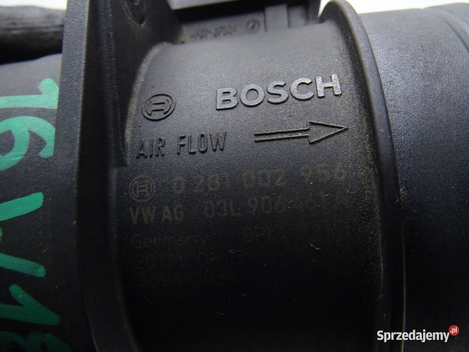 PRZEPŁYWOMIERZ POWIETRZA 03L906461A 20 TDI AUDI osobowe