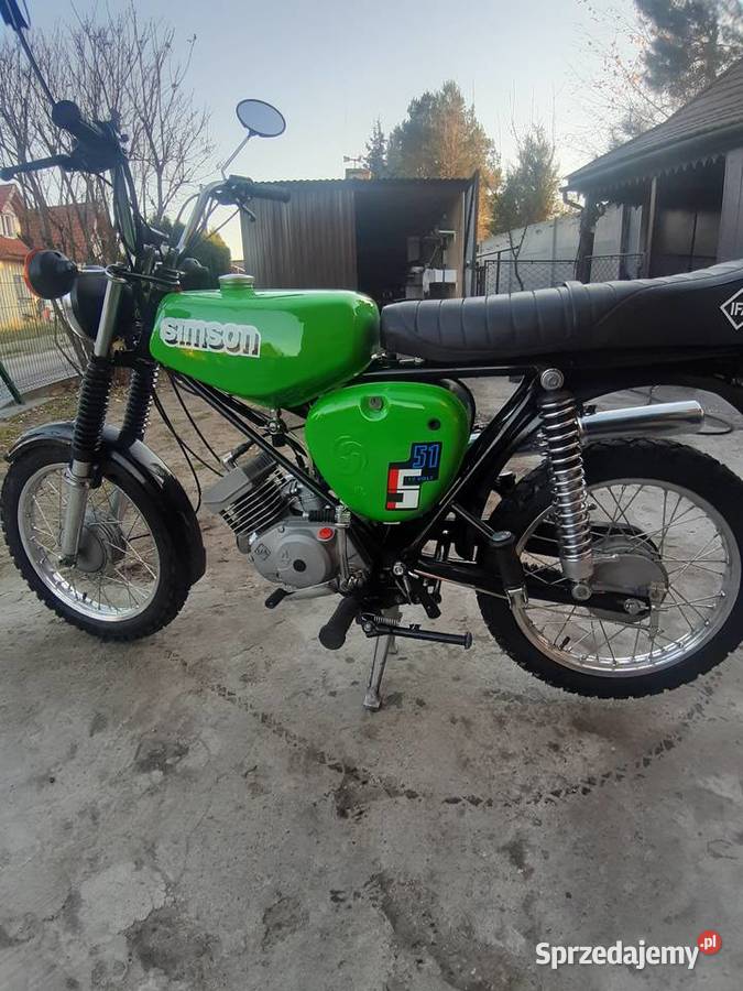 Motorower simson enduro s511 wykonany na wzór 12km Dąbrowa Tarnowska