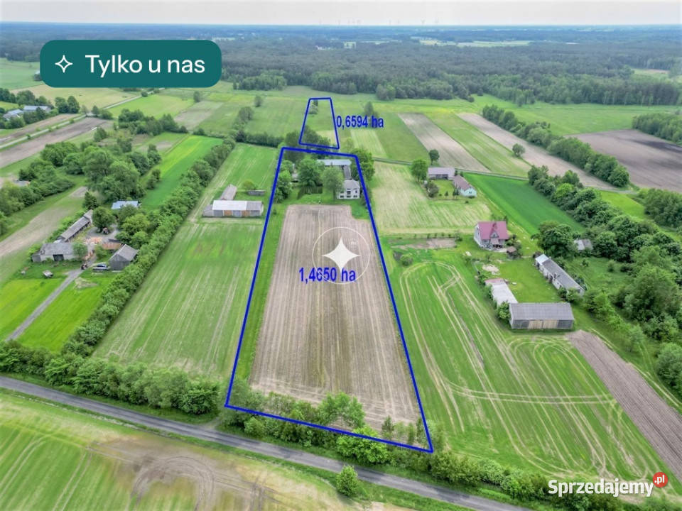 Duży dom z siedliskiem Mokre powiat bialski