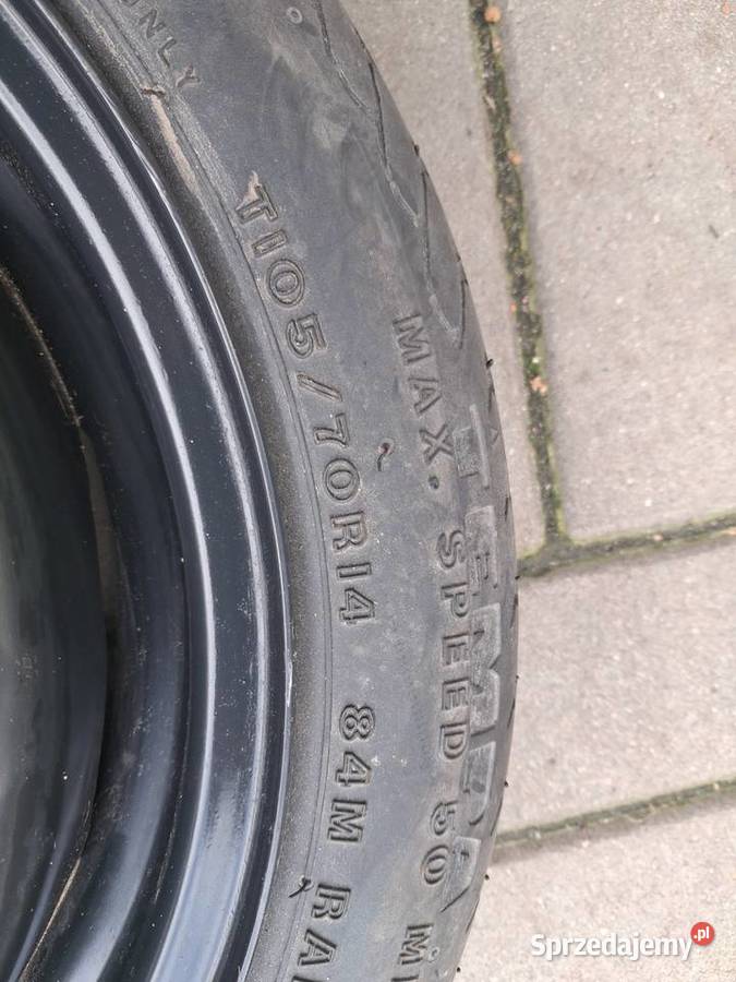 AUDI VOLKSWAGEN KOŁO DOJAZDOWE 4x100 opona Łódź sprzedam