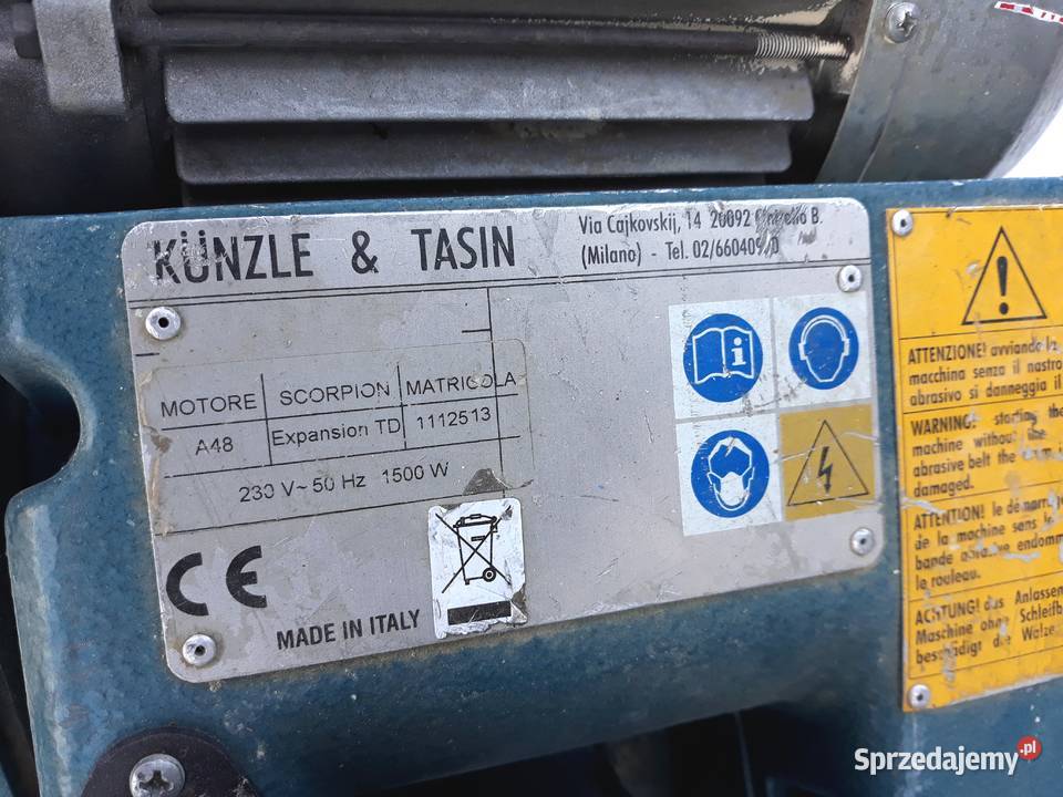 Cykliniarka Szlifierka KunzleTasin Scorpion Gaszowice