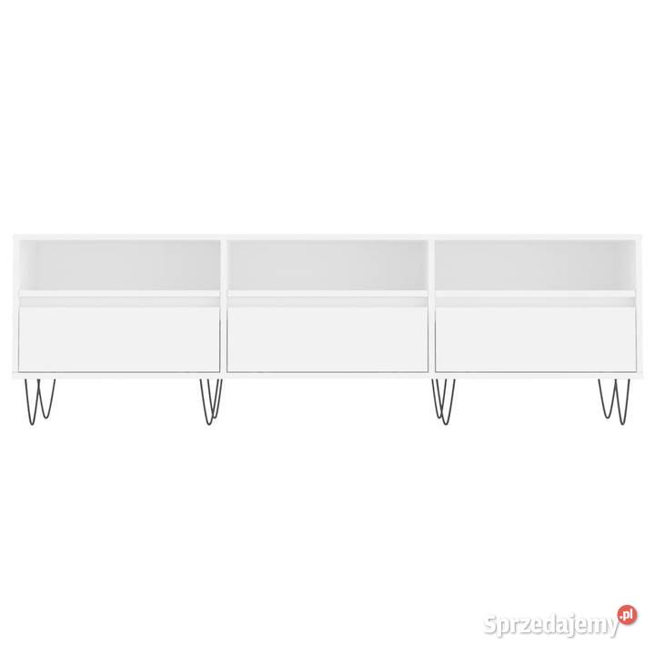 Szafka pod TV biała 150x30x445 materiał Warszawa