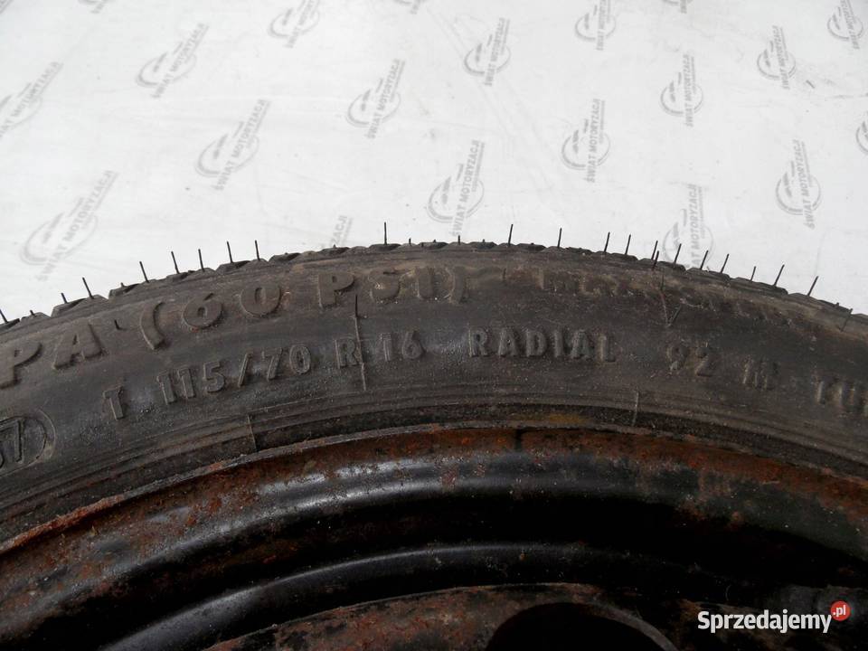 OPEL VECTRA C koło dojazdowe 1157016 92M 5x110