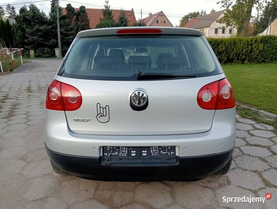 volkswagen golf 5 wersja GOAL 1400 80 2007 r sprowadzony