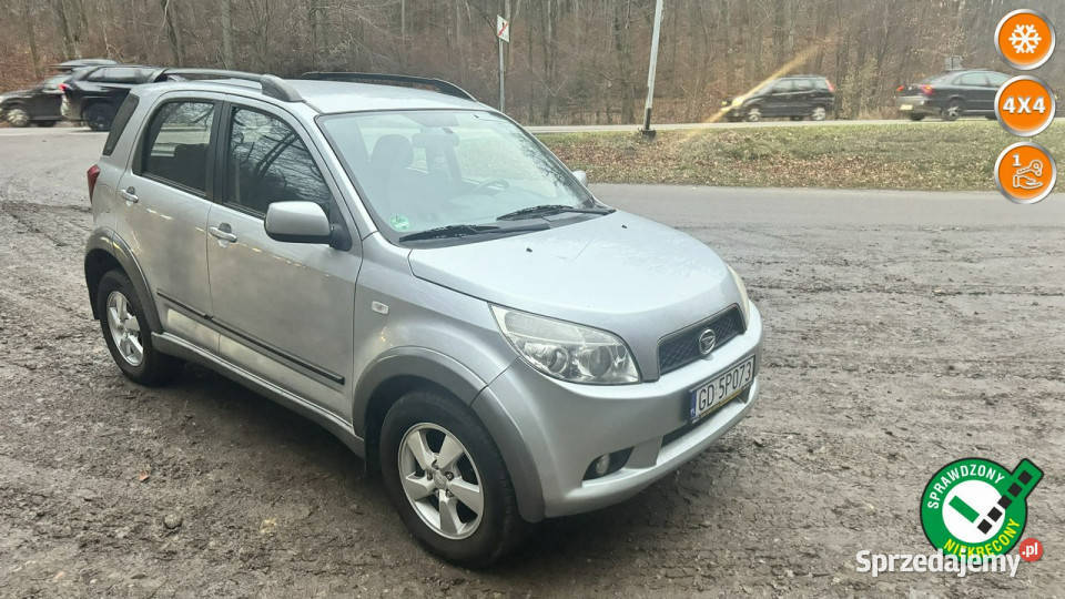 Daihatsu Terios 15vvti 4x4 awd klima blokada centralny zamek Gdańsk