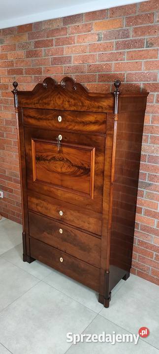 Ekskluzywna sekretera Ludwik Filip antyk Meble Łagów