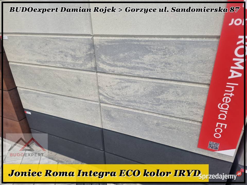 Nowoczesny bloczek na ogrodzenie Joniec Roma