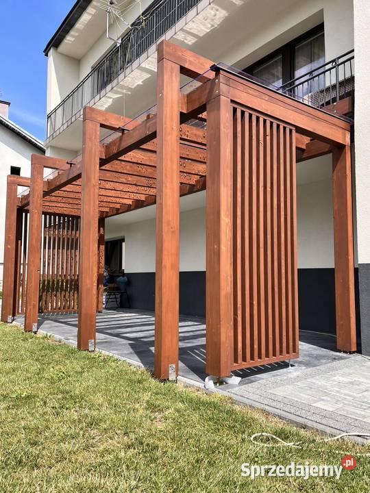Zadaszenie tarasu pergola tarasowa Pilzno