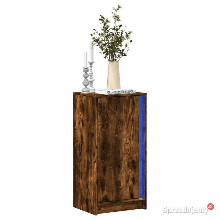 Szafka z LED przydymiony dąb 425x34x85 WM852142 Warszawa sprzedam