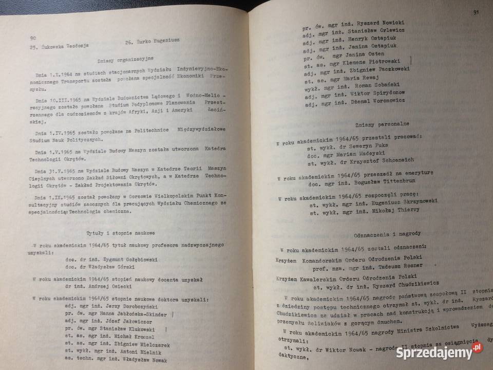 3284 Politechnika Szczecińska Skład Wykłady Szczecin