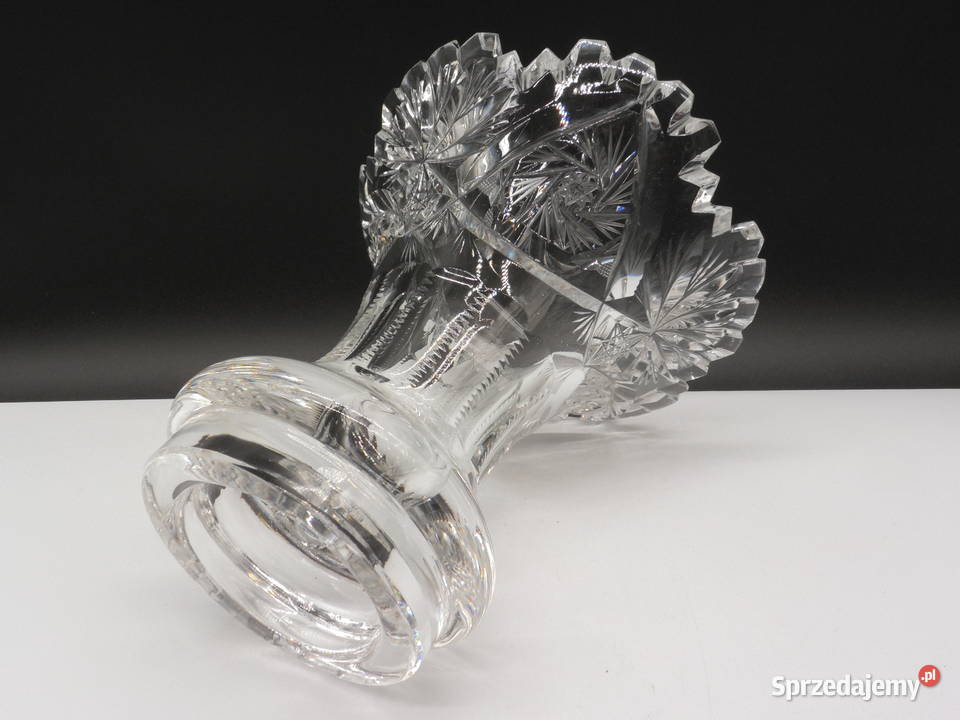 Wazon Kryształowy Puchar Róg Obfitości PRL Porcelana i szkło Raszków sprzedam