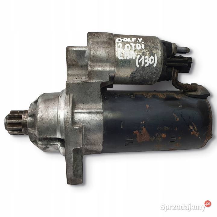 ROZRUSZNIK VW Golf VI 20 TDI Bosch 0001123038 Układ elektryczny silnika Chełm