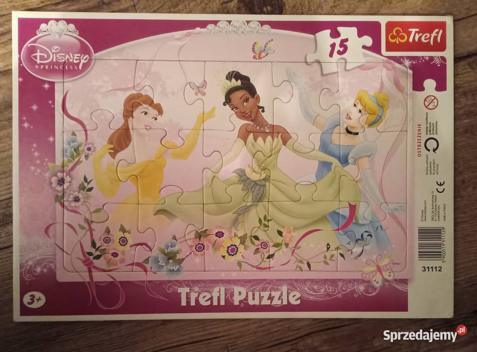 Puzzle ramkowe Disney Princess Trefl Zbylitowska Góra sprzedam