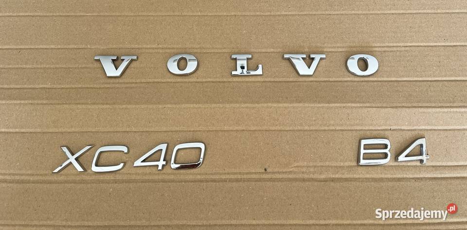 Oryginalne emblematy Volvo XC40 B4 klapy tylnej Rzeszów