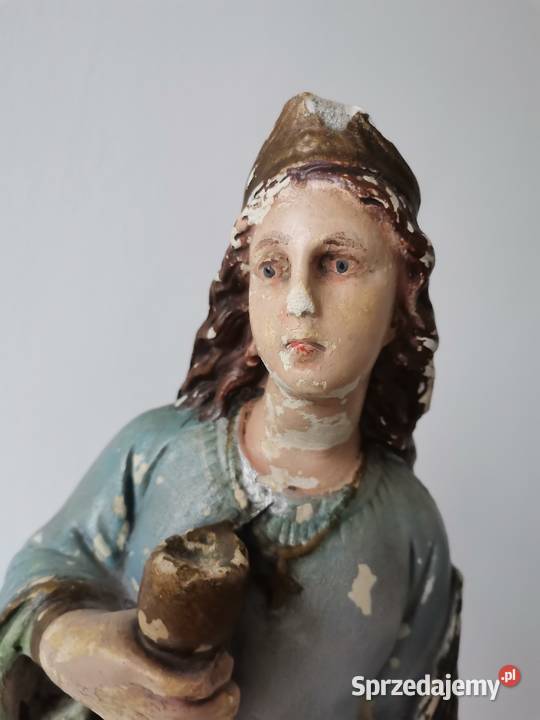 Stara unikatowa przedwojenna gipsowa figurka Katowice