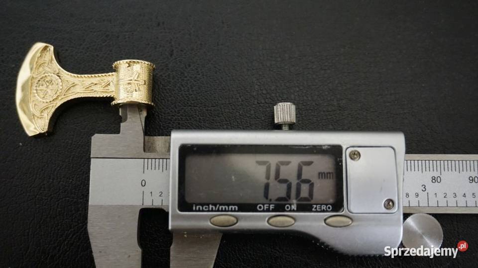 ZŁOTY WISIOREK ZAWIESZKA MŁOT THOR 18G Warszawa