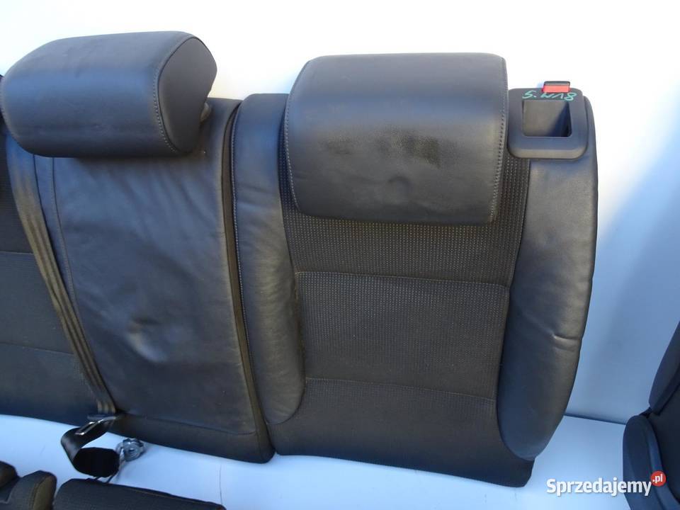 FOTELE FOTEL KANAPA PÓŁSKÓRA KOMPLET SLINE AUDI