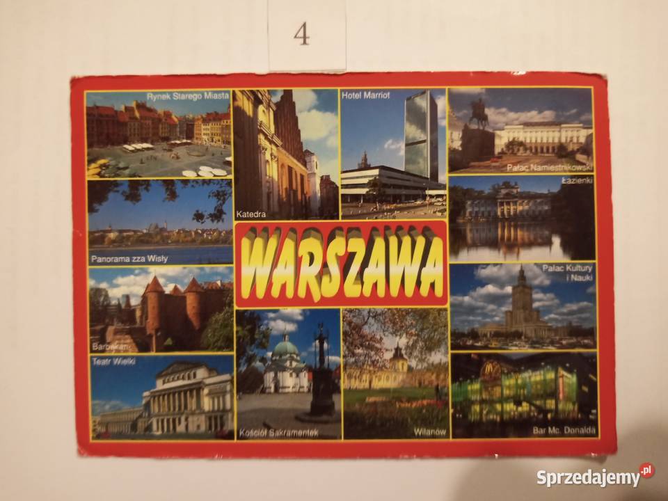 POCZTÓWKI Zestaw 2 Warszawa Szczecinek