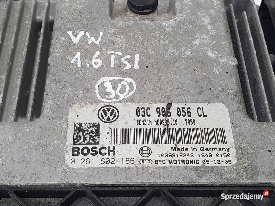 STEROWNIK SILNIKA VW Golf 16 TSI Oryginał Motoryzacja