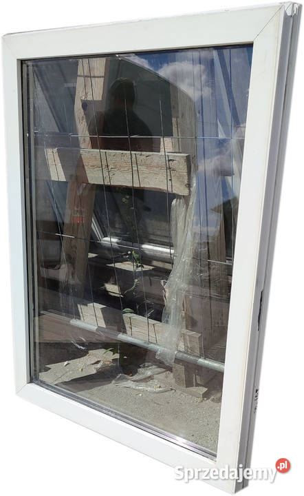 OKNA KacprzaK Witryna 80x103 FIX Używany PCV 80cm Drzwi i okna Siedlce