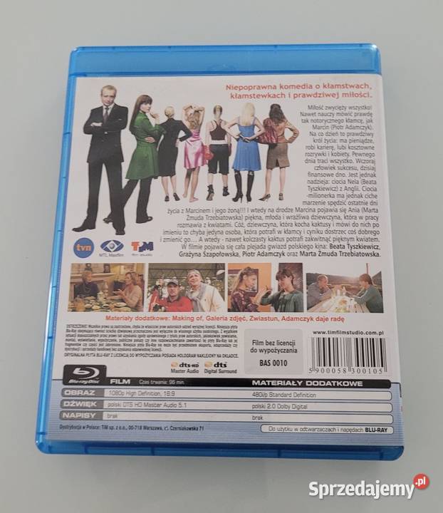 NIE KŁAM KOCHANIE PŁYTA BD BluRay Filmy