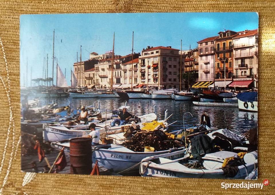 CANNES NA LAZUROWYM WYBRZEŻU WIDOK NA PORT Piszczac
