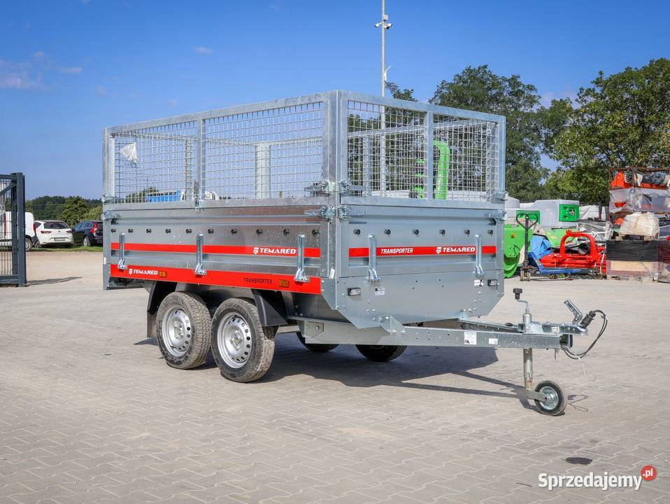 Przyczepa TEMARED TRANSPORTER 25152 z burtami wielkopolskie Cegielsko